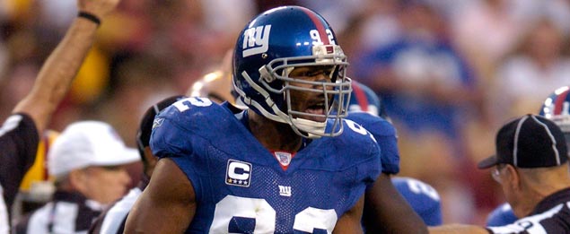 Giants Michael Strahan - Superbowl XLII